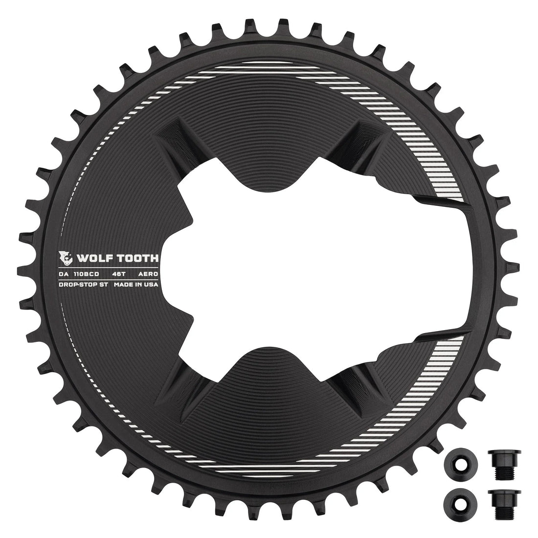 Wolf Tooth Aero Shimano Dura Ace R2900 Kettenblatt