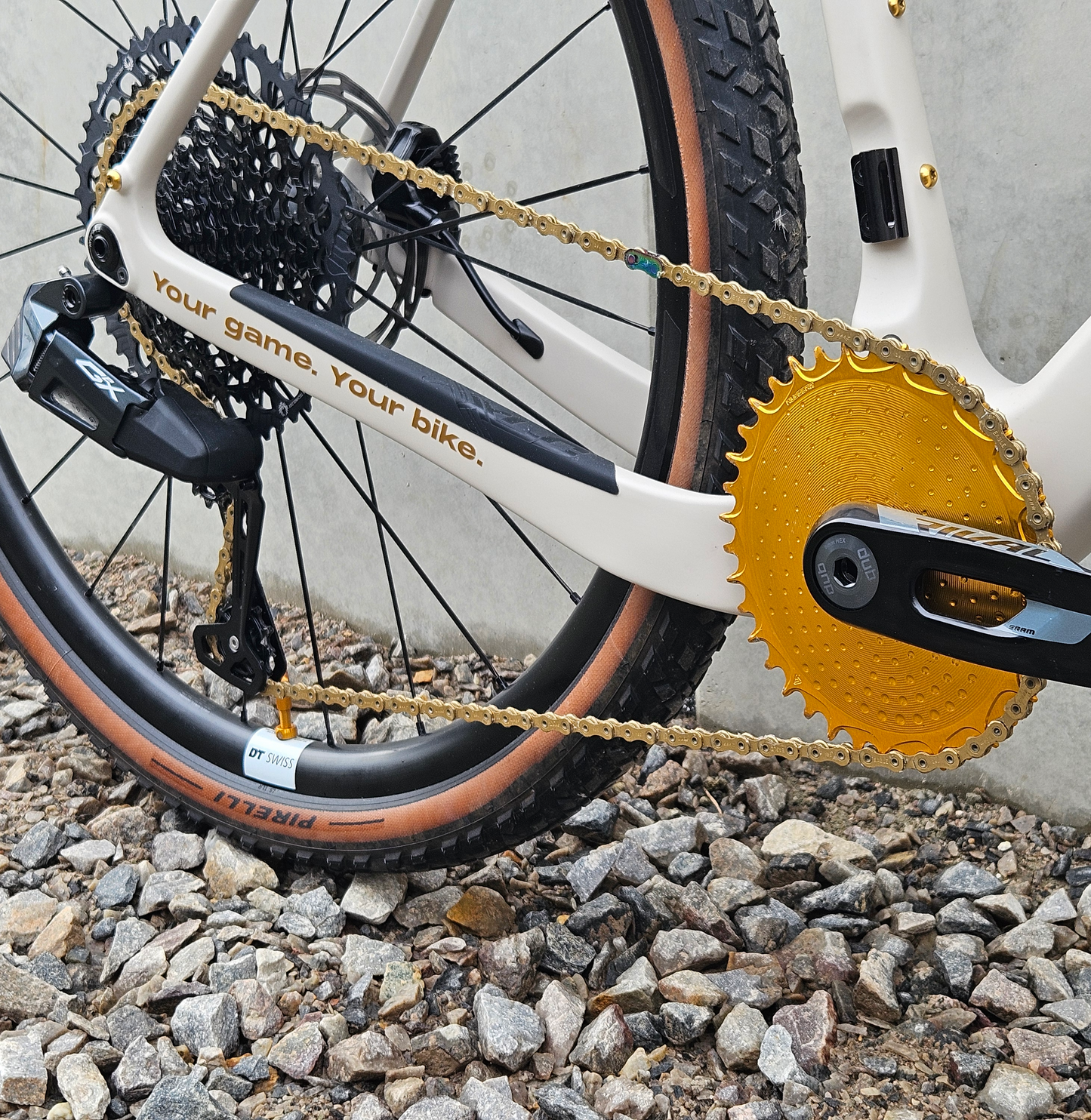 SRAM XX1 Eagle golden 12-fach Kette gewachst