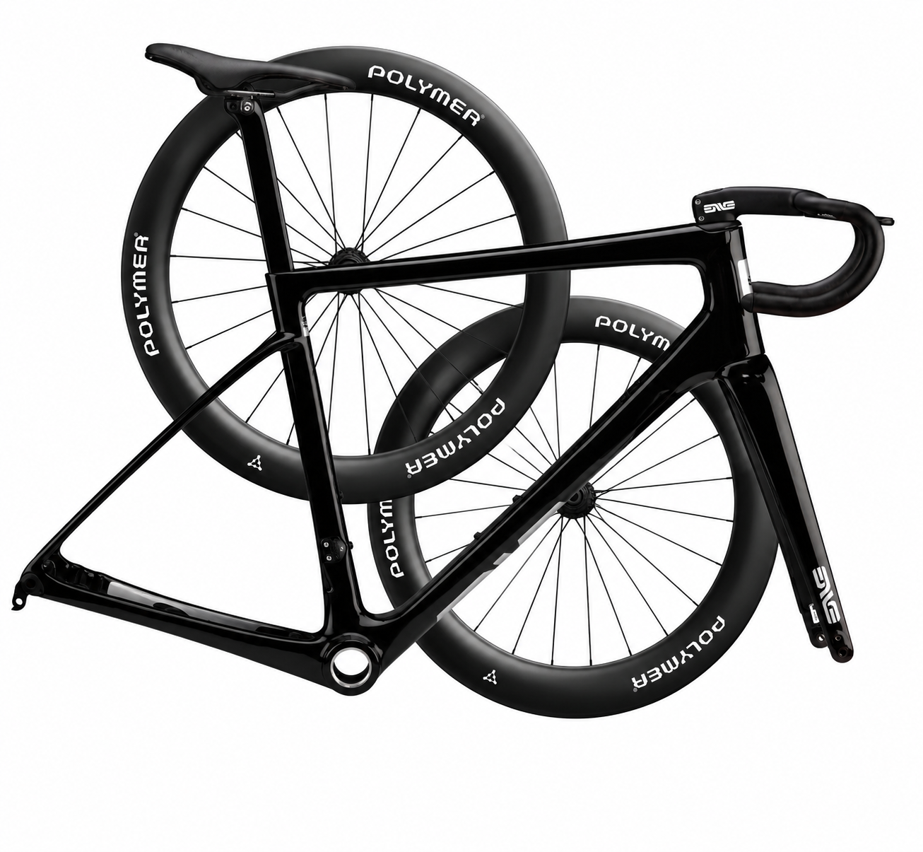 Envee Melee Rennrad Rahmenset inkl. Polymer Workshop Eclipse 58:62 Laufradsatz