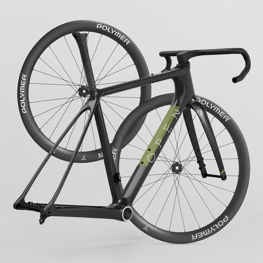 OPEN U.P.PER. 2.0 Gravel Rahmenset inkl. Polymer Workshop Beyond 45:50 Laufradsatz