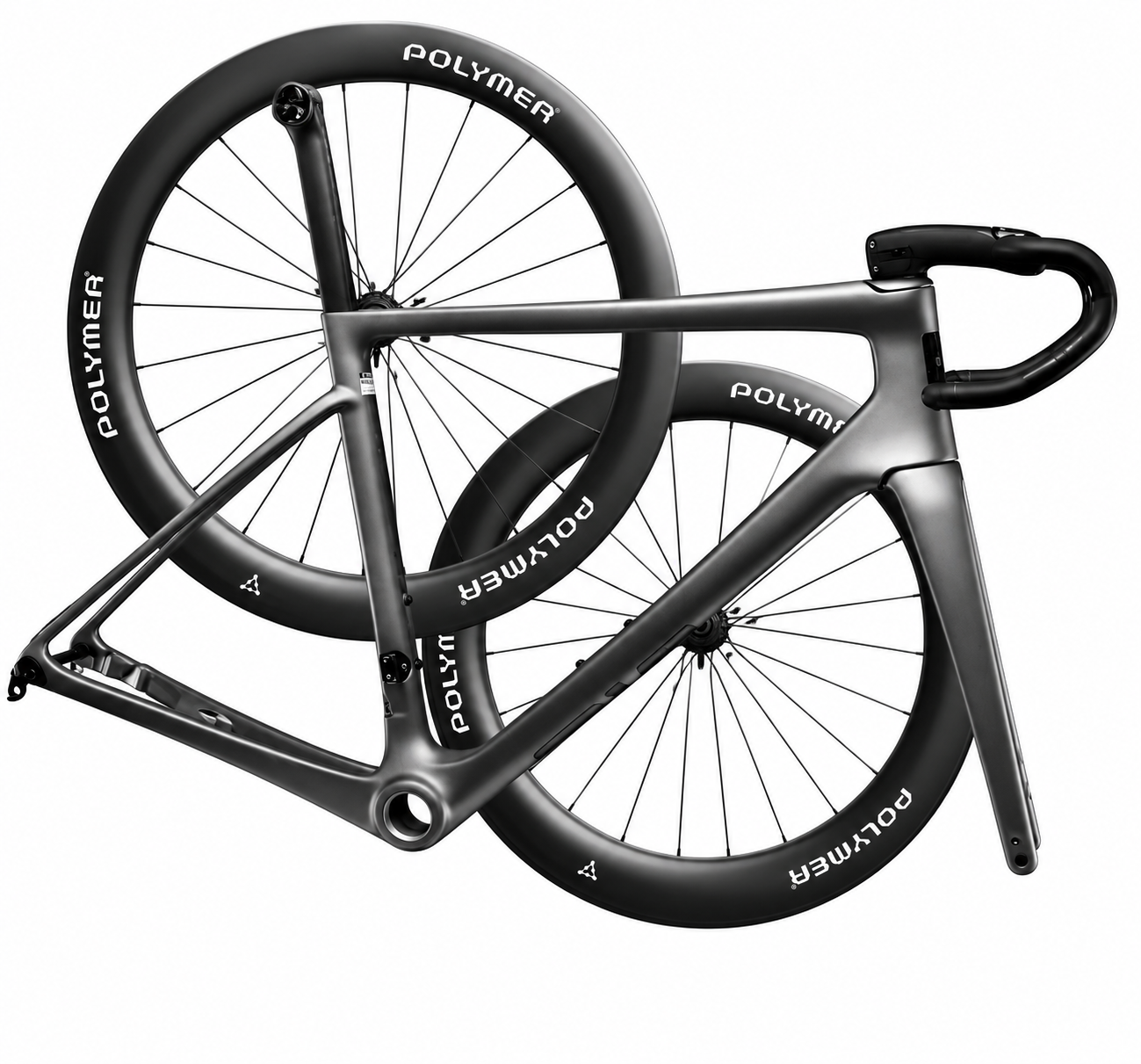 Envee Melee Rennrad Rahmenset inkl. Polymer Workshop Eclipse 58:62 Laufradsatz
