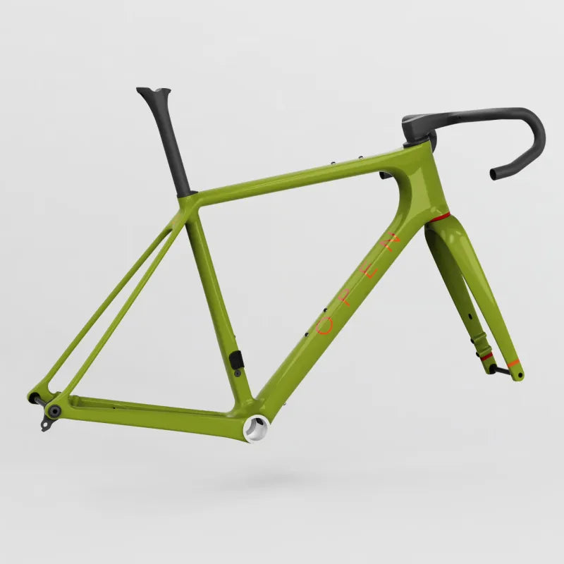 OPEN U.P. 2.0 Gravel Rahmenset inkl. Polymer Workshop Beyond 45:50 Laufradsatz